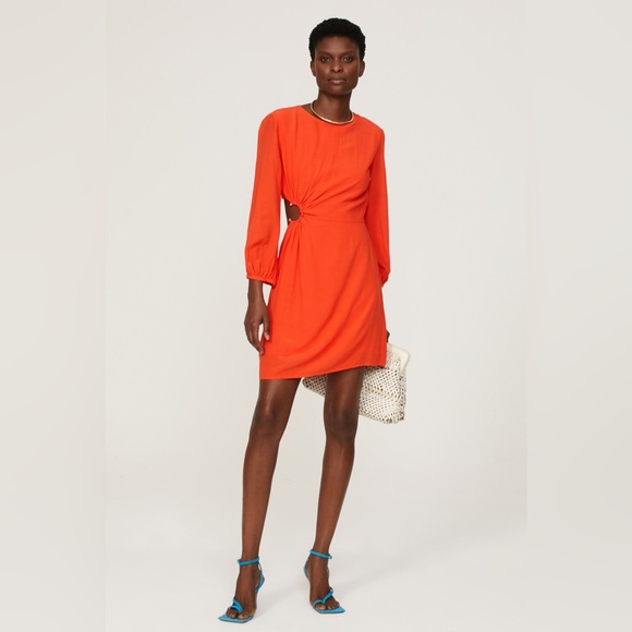 ba&sh Dresses & Skirts - Ba&sh Orange Bonica Dress Size Small $350